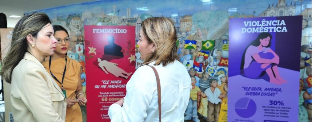 Exposição “Vozes Silenciosas” encerra Agosto Lilás na Alema e reforça combate à violência contra as mulheres Exposição “Vozes Silenciosas” encerra Agosto Lilás na Alema e reforça combate à violência contra as mulheres