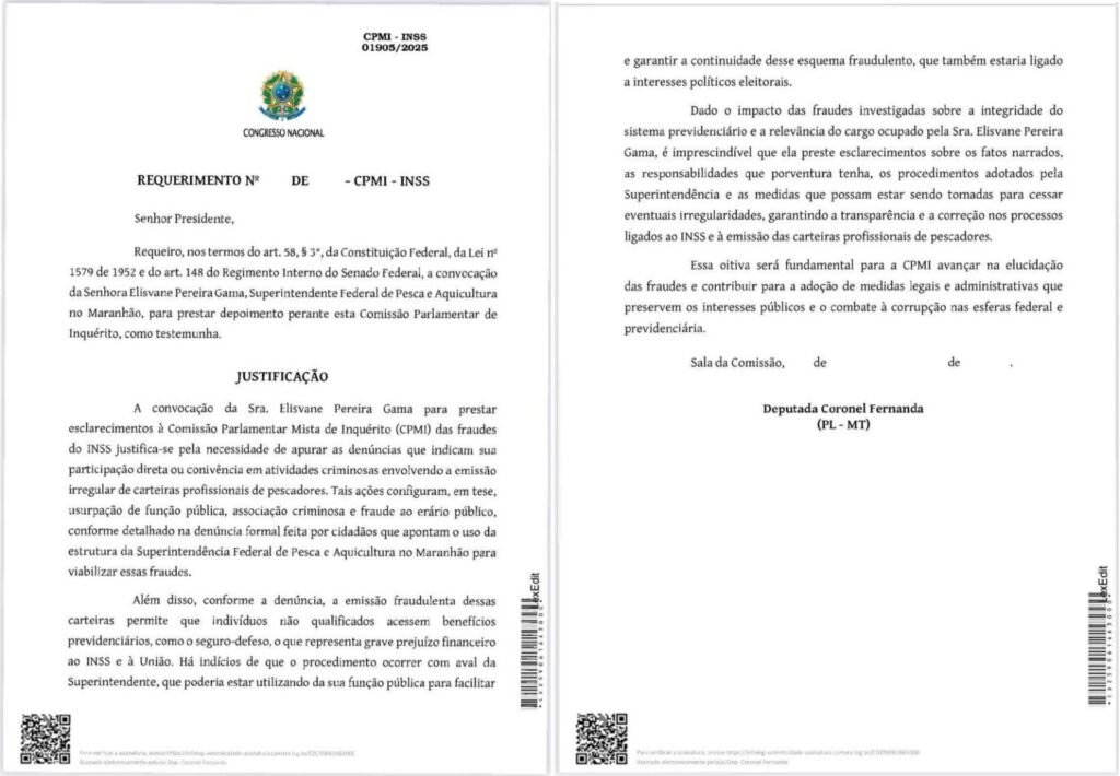 Mesmo com a convocação, Eliziane Gama, Nega que sua irmã Foi convocada pela CPMI do INSS por suspeita de fraudes Mesmo com a convocação, Eliziane Gama, Nega que sua irmã Foi convocada pela CPMI do INSS por suspeita de fraudes