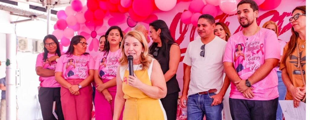 Presidente Iracema Vale prestigia ações do Outubro Rosa em Barreirinhas Presidente Iracema Vale prestigia ações do Outubro Rosa em Barreirinhas