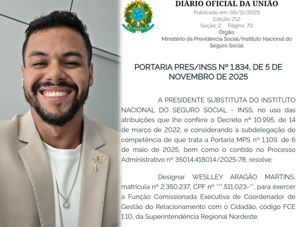 Weslley Martins é o unico Maranhense Coordenador Nacional de Atendimento do INSS na Regional Nordeste. Weslley Martins é o unico Maranhense Coordenador Nacional de Atendimento do INSS na Regional Nordeste.