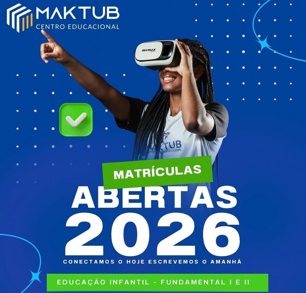 Centro Educacional Maktub inicia matrículas para o ano letivo de 2026