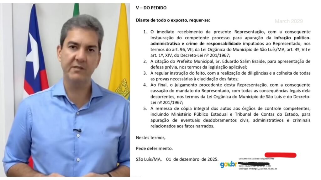 Saiba quem o pivô do pedido de impeachment do prefeito É próprio Prefeito Saiba quem o pivô do pedido de impeachment do prefeito É próprio Prefeito