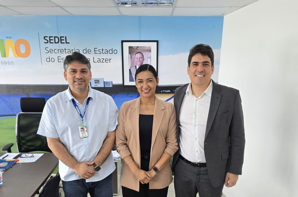 Presidente da Federação Maranhense de Ginástica visitou a SEDEL para tratar de evento nacional no Maranhão Presidente da Federação Maranhense de Ginástica visitou a SEDEL para tratar de evento nacional no Maranhão