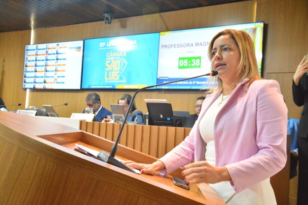 Professora Magnólia destaca força feminina e apresenta projeto de lei contra violência doméstica Professora Magnólia destaca força feminina e apresenta projeto de lei contra violência doméstica