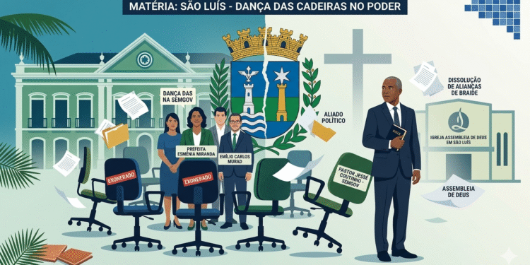 Dança das cadeiras: Nova gestão inicia exonerações de servidores herdados da gestão Braide em São Luís