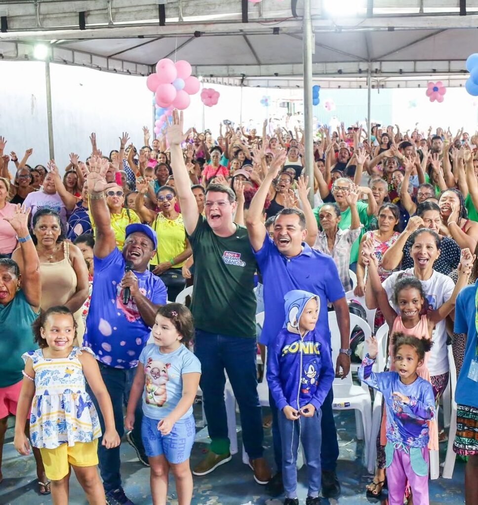 Ação Comunitária e Política: Vereador Edson Gaguinho promove grande festa de Dia das Mães na Vila Riod com presença de Vinícius Ferro