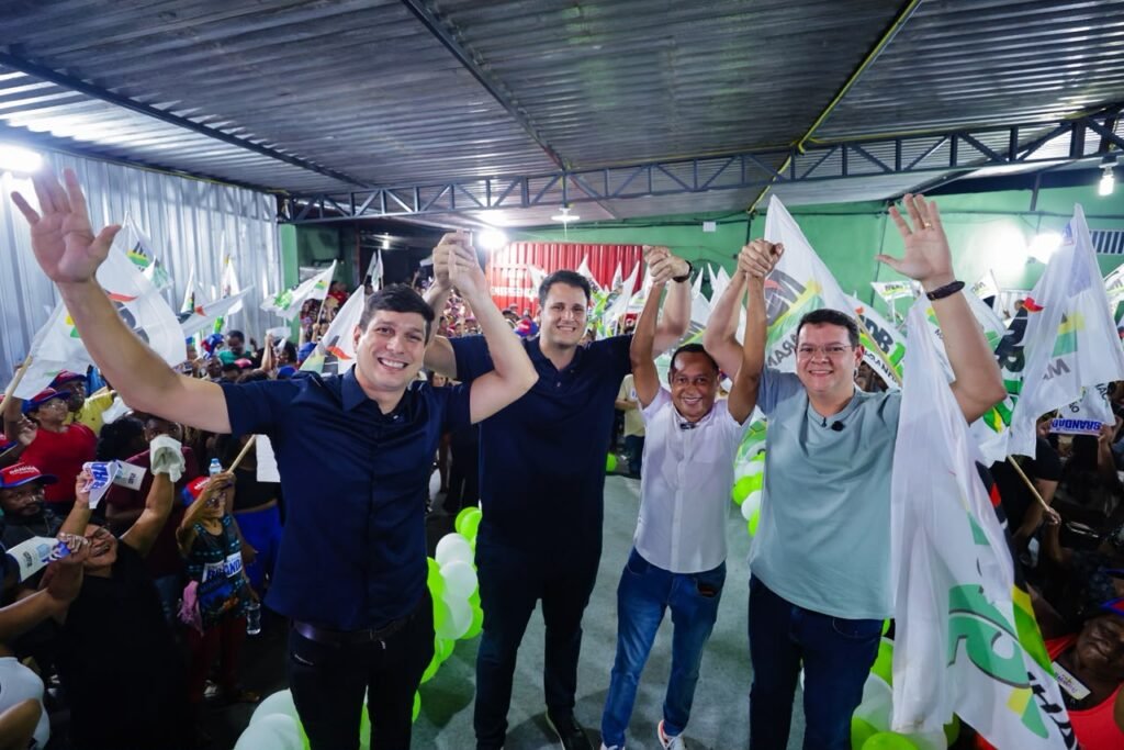 Orleans Brandão recebe apoio de Marcos Castro em grande encontro no Cohafuma