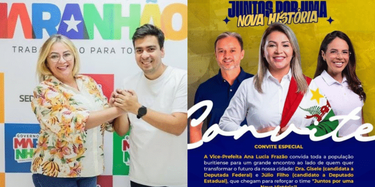 “Virou as costas?” Ana Lúcia, vice-prefeita de Buriti, deixa aliados do União Brasil e declara apoio ao PL e MDB