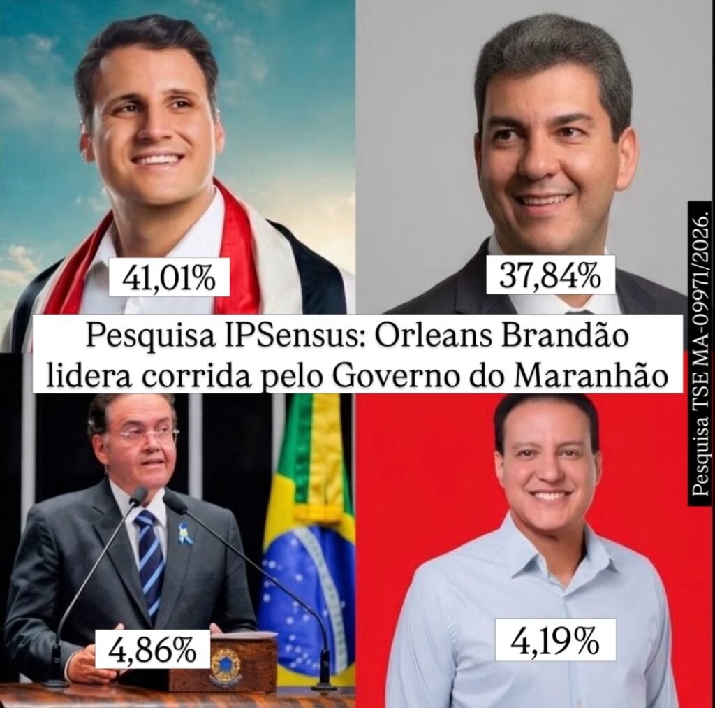 Orleans Brandão é primeiro para governador do Maranhão também em pesquisa do Instituto IPSensus Orleans Brandão é primeiro para governador do Maranhão também em pesquisa do Instituto IPSensus