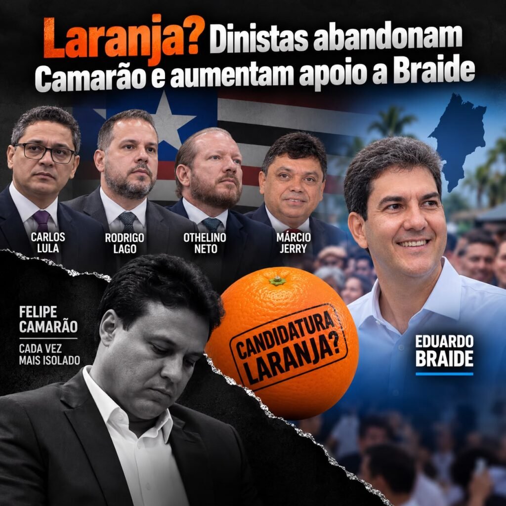 Laranja? Dinistas abandonam Camarão e aumentam apoio a Braide Laranja? Dinistas abandonam Camarão e aumentam apoio a Braide