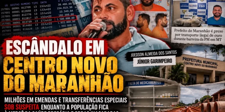Escândalo em Centro Novo do Maranhão: Milhões em Emendas e Transferências Especiais Sob Suspeita Enquanto a População Fica à Mercê da Saúde Precária e Obras Inacabadas