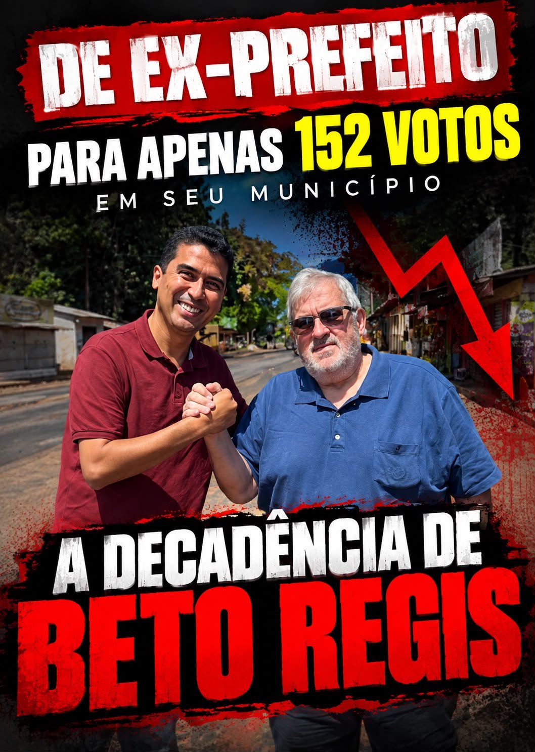 URNAS IMPÕEM REVÉS A BETO REGIS: ex-prefeito tem 152 votos em São João do Paraíso e aliados saem derrotados das eleições.