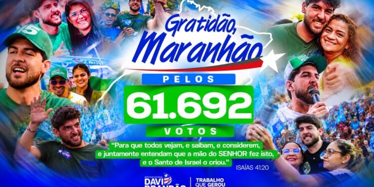 Davi Brandão é reeleito deputado estadual com 61.692 votos e confirma forçapolítica no Maranhão