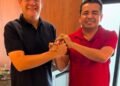 Vereador Edson Gaguinho se reúne com o deputado federal eleito Vinícius Ferro para alinhar parcerias por São Luís e Maranhão