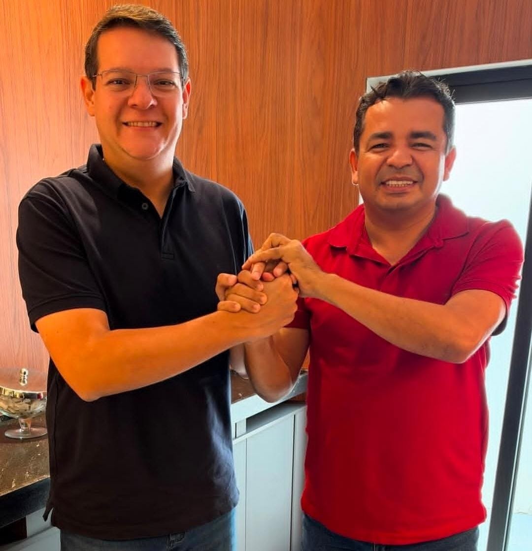 Vereador Edson Gaguinho se reúne com o deputado federal eleito Vinícius Ferro para alinhar parcerias por São Luís e Maranhão