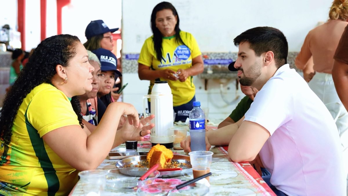 Toda grande agenda começa com um bom café. E foi assim que iniciamos o dia em Codó_ no Mercado Central_ ao lado da minha mãe_ _MauraJorgeOficial_ e da _1