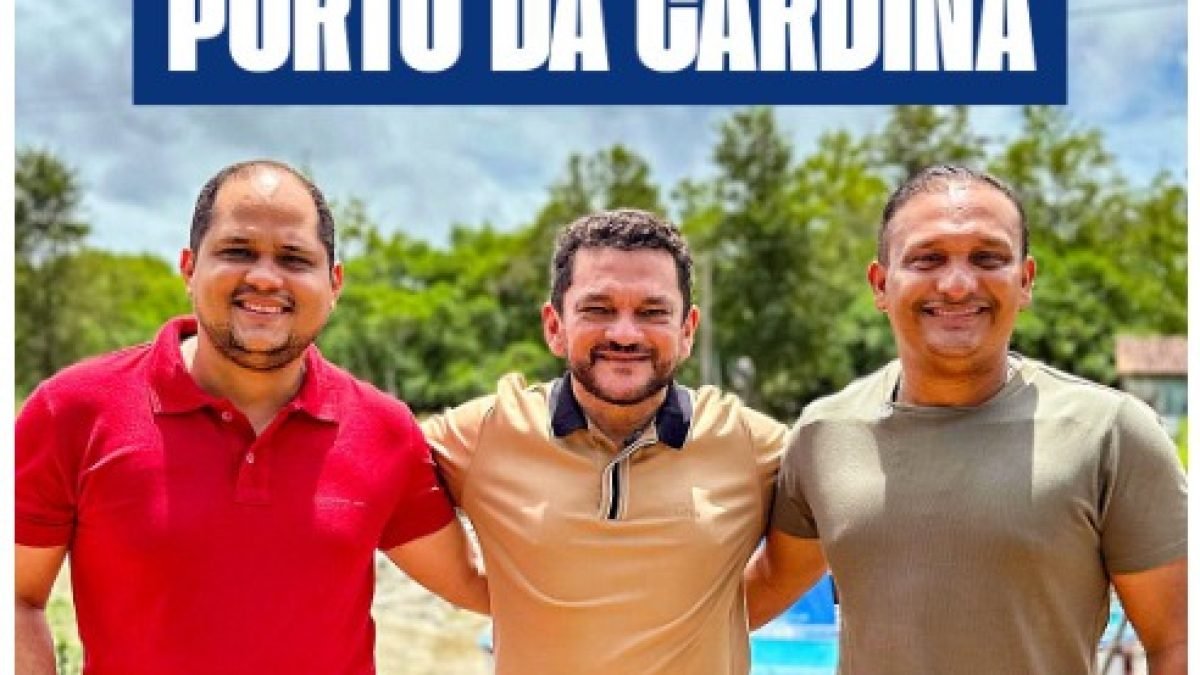 Márcio Hominho, o vice-prefeito Dr. Dodo Lopes, e Deputado Cláudio Cunha