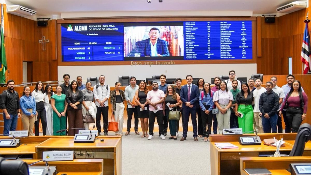 Visita de acadêmicos de Direito à Assembleia Legislativa do Maranhão